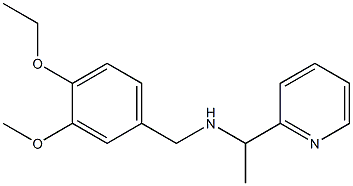 [(4-ethoxy-3-methoxyphenyl)methyl][1-(pyridin-2-yl)ethyl]amine Structure