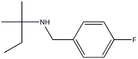 [(4-fluorophenyl)methyl](2-methylbutan-2-yl)amine 구조식 이미지