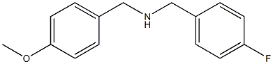 [(4-fluorophenyl)methyl][(4-methoxyphenyl)methyl]amine 구조식 이미지