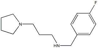 [(4-fluorophenyl)methyl][3-(pyrrolidin-1-yl)propyl]amine 구조식 이미지