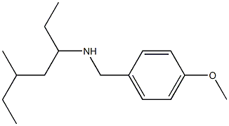 [(4-methoxyphenyl)methyl](5-methylheptan-3-yl)amine Structure