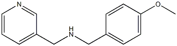 [(4-methoxyphenyl)methyl](pyridin-3-ylmethyl)amine Structure