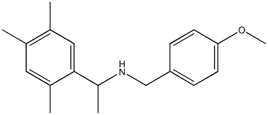 [(4-methoxyphenyl)methyl][1-(2,4,5-trimethylphenyl)ethyl]amine 구조식 이미지
