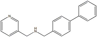[(4-phenylphenyl)methyl](pyridin-3-ylmethyl)amine 구조식 이미지