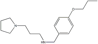 [(4-propoxyphenyl)methyl][3-(pyrrolidin-1-yl)propyl]amine 구조식 이미지