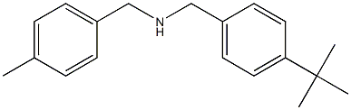 [(4-tert-butylphenyl)methyl][(4-methylphenyl)methyl]amine 구조식 이미지