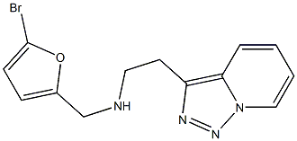[(5-bromofuran-2-yl)methyl](2-{[1,2,4]triazolo[3,4-a]pyridin-3-yl}ethyl)amine 구조식 이미지