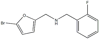 [(5-bromofuran-2-yl)methyl][(2-fluorophenyl)methyl]amine 구조식 이미지