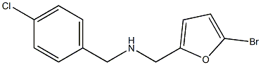 [(5-bromofuran-2-yl)methyl][(4-chlorophenyl)methyl]amine 구조식 이미지