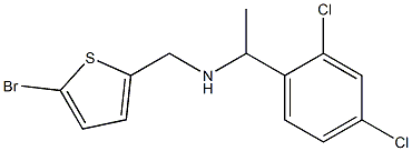 [(5-bromothiophen-2-yl)methyl][1-(2,4-dichlorophenyl)ethyl]amine 구조식 이미지