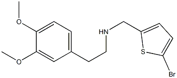 [(5-bromothiophen-2-yl)methyl][2-(3,4-dimethoxyphenyl)ethyl]amine Structure