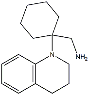 [1-(1,2,3,4-tetrahydroquinolin-1-yl)cyclohexyl]methanamine 구조식 이미지