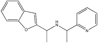 [1-(1-benzofuran-2-yl)ethyl][1-(pyridin-2-yl)ethyl]amine 구조식 이미지