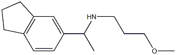 [1-(2,3-dihydro-1H-inden-5-yl)ethyl](3-methoxypropyl)amine Structure