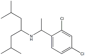 [1-(2,4-dichlorophenyl)ethyl](2,6-dimethylheptan-4-yl)amine 구조식 이미지