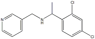 [1-(2,4-dichlorophenyl)ethyl](pyridin-3-ylmethyl)amine Structure