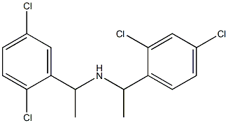 [1-(2,4-dichlorophenyl)ethyl][1-(2,5-dichlorophenyl)ethyl]amine Structure