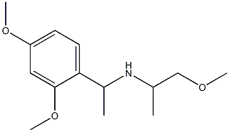 [1-(2,4-dimethoxyphenyl)ethyl](1-methoxypropan-2-yl)amine Structure