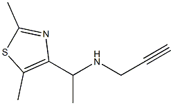 [1-(2,5-dimethyl-1,3-thiazol-4-yl)ethyl](prop-2-yn-1-yl)amine Structure