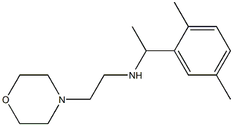 [1-(2,5-dimethylphenyl)ethyl][2-(morpholin-4-yl)ethyl]amine Structure