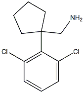 [1-(2,6-dichlorophenyl)cyclopentyl]methanamine 구조식 이미지