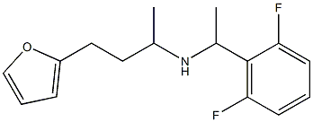 [1-(2,6-difluorophenyl)ethyl][4-(furan-2-yl)butan-2-yl]amine Structure