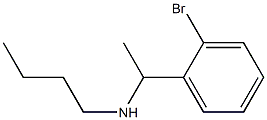 [1-(2-bromophenyl)ethyl](butyl)amine Structure