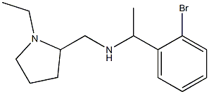 [1-(2-bromophenyl)ethyl][(1-ethylpyrrolidin-2-yl)methyl]amine Structure