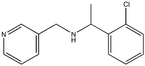 [1-(2-chlorophenyl)ethyl](pyridin-3-ylmethyl)amine Structure