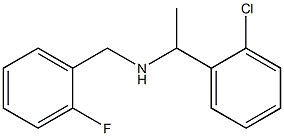 [1-(2-chlorophenyl)ethyl][(2-fluorophenyl)methyl]amine Structure