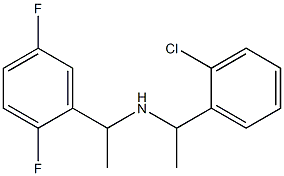 [1-(2-chlorophenyl)ethyl][1-(2,5-difluorophenyl)ethyl]amine 구조식 이미지