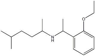 [1-(2-ethoxyphenyl)ethyl](5-methylhexan-2-yl)amine 구조식 이미지