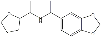 [1-(2H-1,3-benzodioxol-5-yl)ethyl][1-(oxolan-2-yl)ethyl]amine Structure