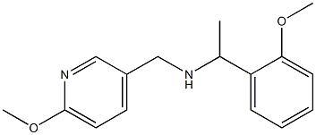 [1-(2-methoxyphenyl)ethyl][(6-methoxypyridin-3-yl)methyl]amine 구조식 이미지