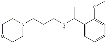 [1-(2-methoxyphenyl)ethyl][3-(morpholin-4-yl)propyl]amine 구조식 이미지