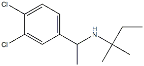 [1-(3,4-dichlorophenyl)ethyl](2-methylbutan-2-yl)amine 구조식 이미지