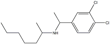 [1-(3,4-dichlorophenyl)ethyl](heptan-2-yl)amine 구조식 이미지