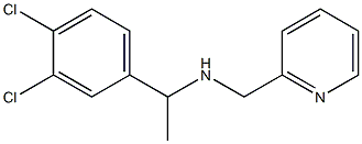 [1-(3,4-dichlorophenyl)ethyl](pyridin-2-ylmethyl)amine 구조식 이미지