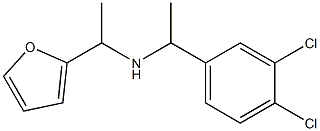 [1-(3,4-dichlorophenyl)ethyl][1-(furan-2-yl)ethyl]amine 구조식 이미지