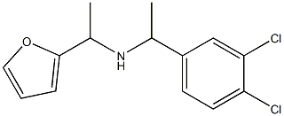 [1-(3,4-dichlorophenyl)ethyl][1-(furan-2-yl)ethyl]amine Structure