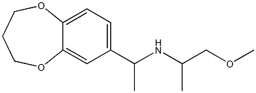 [1-(3,4-dihydro-2H-1,5-benzodioxepin-7-yl)ethyl](1-methoxypropan-2-yl)amine Structure