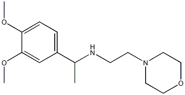 [1-(3,4-dimethoxyphenyl)ethyl][2-(morpholin-4-yl)ethyl]amine Structure