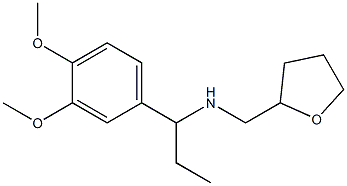 [1-(3,4-dimethoxyphenyl)propyl](oxolan-2-ylmethyl)amine Structure
