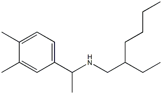 [1-(3,4-dimethylphenyl)ethyl](2-ethylhexyl)amine Structure