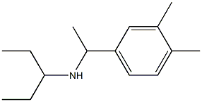 [1-(3,4-dimethylphenyl)ethyl](pentan-3-yl)amine Structure