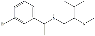 [1-(3-bromophenyl)ethyl][2-(dimethylamino)-3-methylbutyl]amine 구조식 이미지