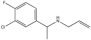 [1-(3-chloro-4-fluorophenyl)ethyl](prop-2-en-1-yl)amine Structure