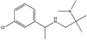 [1-(3-chlorophenyl)ethyl][2-(dimethylamino)-2-methylpropyl]amine 구조식 이미지