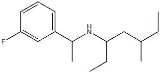 [1-(3-fluorophenyl)ethyl](5-methylheptan-3-yl)amine Structure