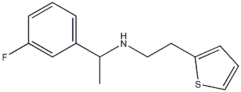 [1-(3-fluorophenyl)ethyl][2-(thiophen-2-yl)ethyl]amine 구조식 이미지